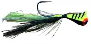 JB Lures Feather Jig 1/10 - #6 Chart/Black - DDF612