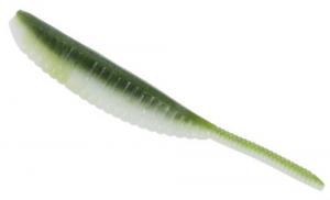 Yamamoto 3" Shad Shape Worm, Watermelon/Cream Lam, 10pk - YAM-68JR-10-901