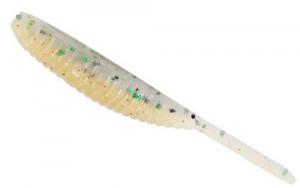 Yamamoto 3" Shad Shape Worm, Perch, 10pk - YAM-68JR-10-968