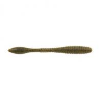 Berkley PowerBait MaxScent Flat Worm 4.25" Green Pumpkin - PBMSFW4.25-GP