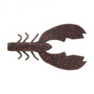 Berkley PowerBait MaxScent Chigger Craw 4" Black Red Fleck - PBMSCHC4-BLR