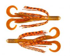 Tightlines UV Whisker Rattl'N Hog Rig - 4" - Craw with Craw Tiger - CR-WH4R-CRTG