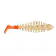 Matzuo Gaikotsu 2.5" Ribbed Swimmer 8pk, Fire Tail Gold - MTZGK2.5FTGLD