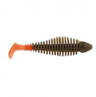 Matzuo Gaikotsu 2.5" Ribbed Swimmer 8pk, Fire Tail Craw - MTZGK2.5FTCR