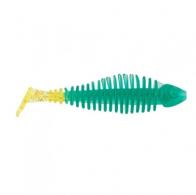 Matzuo Gaikotsu 2.5" Ribbed Swimmer 8pk, Green Chart - MTZGK2.5GCHAR