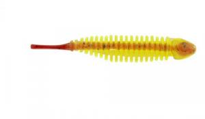 Matzuo Gaikotsu Ribbed Smelt Beaver Tail 4" 8pk  Orange/Red - MTZGKBT4.0SUN