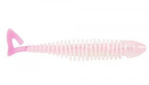 Matzuo Gaikotsu Ribbed Smelt Beaver Tail 4" 8pk  Pearl/Pink - MTZGKBT4.0AQUA