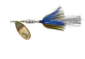 Mepps BS5T G-GPB Bronze Slammer - (Dressed Treble) 1/2 oz Gold/Green