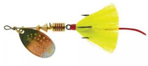 Mepps Aglia Dressed Treble (Brook Trout) 1/6 OZ Brook Trout/Yellow - B2ST BRK-Y