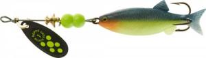Mepps Black Fury Mino - #1 1-7/8" Chartreuse Dot / Chartreuse Shad - BF1M CH