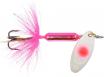 Yakima Bait Rooster Tail 1/2 oz Pearl Red Dot Candy Back - 216-PLRDCB