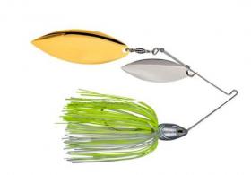 Strike King TGSB34WW-203 Tour Grade - Spinnerbait 3/4 oz Finesse Chartreuse White - TGSB34WW-203