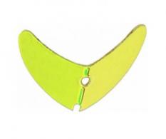 Mack's Lure Smile Blade 1.5" UV Lemon Lime, 5 pack - 65373