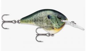 Rapala Balsa 2" 3/8 oz Running Depth 8' VMC #5 Trebles Live Bluegill - DT08BGL