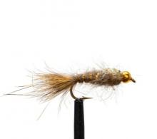 Jackson Cardinal Nymph Fly - Beadhead Hares Ear Flashback - 834-18