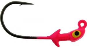 Bass Assassin Pro Elite Jighead  1/16 oz , Hook 2/0, 3 per Pack, Hot Pink - PEJ16010