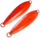 Unrigged Carnada Slow Pitch Jig Red 300 Gram Color: Red/Gold - CSP-300-RG-UN