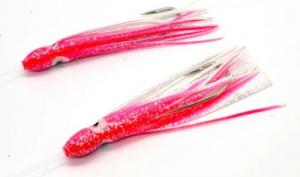 JAW Lures Tuna Buster Pink-Silver, 4" & 4", 0.6 oz, 100 - 1-136