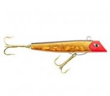 GOT-CHA Pro GP700 Series Plug 3 34Oz Sz 24 Gold Hook Gold Foil Gold Back Red Head - GP701GFGB