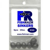 Fish Razr 3/8oz Egg 6 Pack - RS03