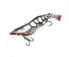 Chasebaits Armour Prawn - 4.25in - Bleeding Prawn - AP110-06