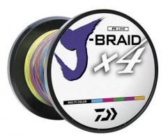 J-BRAID x4 BRAIDED LINE - MULTI COLOR, 330yds, 65LBS - JB4U65-330MU