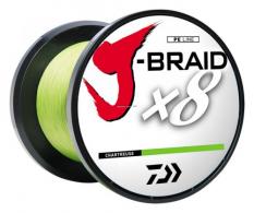 Daiwa J-Braid X8 Grand Braided Line - Chartreuse - 15lb - 3000yd - JBGD8U15-3000CH