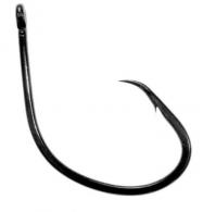 Daiichi  Wide Kirbed Circle Hooks - Black Nickel - 1/0 - 7pk - D82Z-1/0