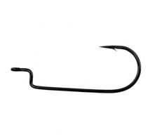 Daiichi Offset Wide Gap Worm Hooks - Black Nickel - 2/0 - 6pk - D42Z 2/0