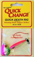Quick Change 1 Pk- Float'N Death- Fluorocarbon Minnow Rig - - MC7