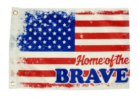 Taylor Made 12X18 Home Of The Brave Flag - 1621