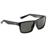 Flying Fisherman Swirl Sunglasses Matte Black Frame, Smoke Lens, AcuTint Polarized Lens System - 7826BS