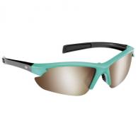Flying Fisherman Fin Jr Angler Sunglasses, Gray-Black Frame, Smoke-Blue Mirror Lenses, Youth - 7897GAS