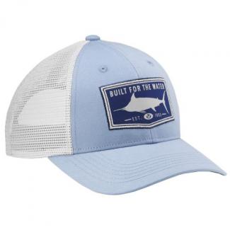 Flying Fisherman Trucker Hat Blue Marlin, Blue, Snap Back, 1-Size Fits All - H1815