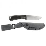 Gerber Downwind Drop Point Fixed Blade Knife Grey Box - 30-001816