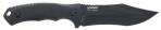 Schrade Steel Driver Fixed Blade Knife, 3.5" Blade, Polymer Sheath - 1182618