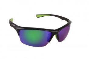 Sea Striker Reel Deal Sunglasses Black Frame Green Mirror Polarized Lenses - 31601