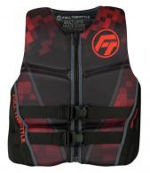 Full Throttle Men's Rapid-Dry Flex-Back Life Jacket, Red, 2XL - 142500-100-060-22