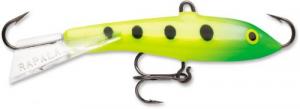 Rapala Jigging Rap Fishing Lure 1.5" Glow Slimy Lime - W3GSLM