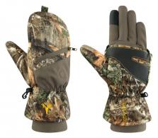 Hot Shot Men's Realtree Edge "Huntsman" brushed tricot pop-top mitten w/ touch finger, G80 Thinsulate, Odor-X - 0E-325C-M