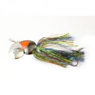 Musky Mayhem Double Showgirl Musky Spinner, 1.6oz, 7.5", 7/0 Hook, Bluegill