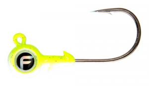 Fathom Bug Eye Jig Head 1/4oz Chartreuse, 4 pack - JH04-1/4-CHRT