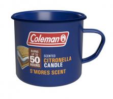 Coleman Retro Logging Tin Mug Scented Citronella Candle, Smores - 77221
