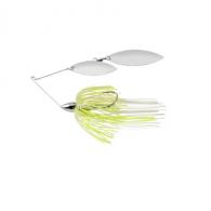 War Eagle Double Willow Blade Spinnerbait - 1/2oz - White Chartreuse Pearl - WE12NW45