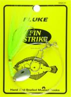 Fin Strike Fluke Rigs Wide Gap Cht Bucktail Spinner w/Sinker Snap - 559CH