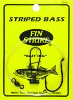 Fin Strike Striped Bass Rigs Beak Octopus Blk Bait Rig w/Swivel & Sinker Slide
