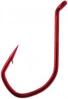 VMC TechSet Live Bait Hook, Tin Red, #1/0, 8Pk - 7115TR#1/0PP