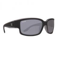 Calcutta Blackjack Sunglasses Matte Black w/Smoke Backspray Frame Silver Mirror Lens - BBS1SM