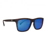 Calcutta Intruder Sunglasses Matte Tortoise Frame Blue Mirror Lens - I1BMMTORT