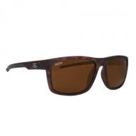 Calcutta Hampton Sunglasses Matte Tortoise Frame Brown Lens - H1BRNMTORT